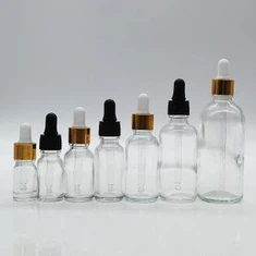 Selge klaaspudel tilgutiga