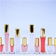 Clear Glass Cosmetic Bottles